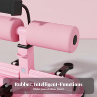 Thickened Soft Foam Triple Suction Ab Exerciser Beginner Friendly Suction Cup Sit-up Bar Phone Holder Floor Sit-up Aid for Women, Students, Beginners, Indoor, Gym