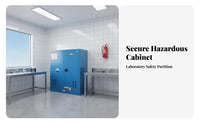 Shock-Resistant Resistant Cabinet Fire Resistant Fire Resistant Cabinet Two-Ply Construction Risky Liquid Storage for Laboratories, Workshops, Factory
