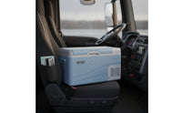 Portable Car Refrigerator 12v Car Fridge with Adapter 24v Compressor Fridge Electric for Travelers, Campers, Road Trips, Camping, Rv