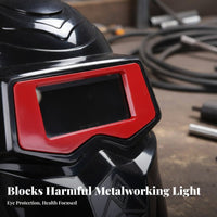 Splash Proof Handheld Metal Joining Mask Heat Resistant Handheld Metal Joining Guard Long-Lasting for Welders, Professionals, Workshops