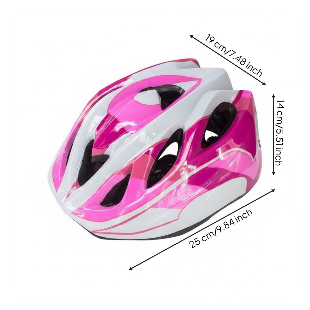 Shock Absorption Helmet and Pads Set Lightweight Kids Bike Helmet Set Ventilation Removable Liners for Skating, Skateboarding