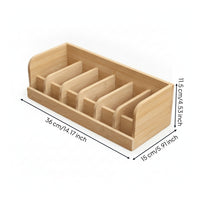 Belt Organizer Box Artisanal Belt Storage Box Sturdy for Closet