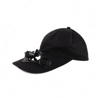 Adjustable Solar Powered Fan Hat Cotton Solar Fan Hat Detachable Protection for Promotions