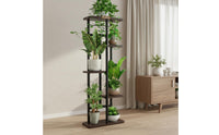 Space-Saving Multi-Tier Plant Stand Sturdy & Long-Lasting Multi-Tier Plant Shelf Wear-Resistant Tall Floor Flower Stand Elegant Minimalist Design for Outdoor
