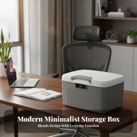 Combination Lock Safe Box Portable with Handles Combination Lock Box for Parents