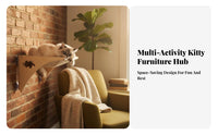 No-Drill Installation Suction Cup Window Perch Transparent Capsule View Feline Furniture Space Saving Feline Activity Center Includes Scratching Surface for Felines, Panes, Indoors, Living Room, Bedroom