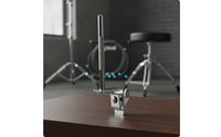 Bass Drum Cowbell Clamp Wear-Resistant Cowbell Mount Bracket Heavy Duty Hardware for Drummers, Stage