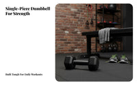 2 Pieces Anti-Roll Design Rubber Coated Hex Dumbbell Non-Slip Grip Hex Dumbbell Floor Friendly Hexagonal Hand Weight Knurled Handle for Men, Women, Students, Home Gym, Indoor Fitness
