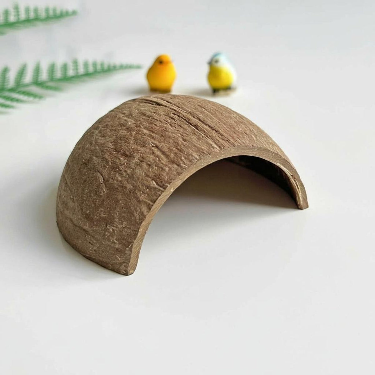 Palm Husk Hamster Hideout Natural Small Pet Cave Den
