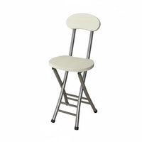 Foldable Padded foldable Chair With rear supportrest Portable Furniture Thickened Frame Temporary Seating Space-Saving for Students, Travelers, Dormitory, Dining Room, Balcony, Study