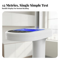 Digital Height Weight Scale Voice Broadcast Stadiometer Scale Large LED Display Acoustic Body Composition Analyzer for Adults, Hospital, School, Gym