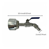 Tank Drain Valve   Tote Adapter Easy Installation Tote Container