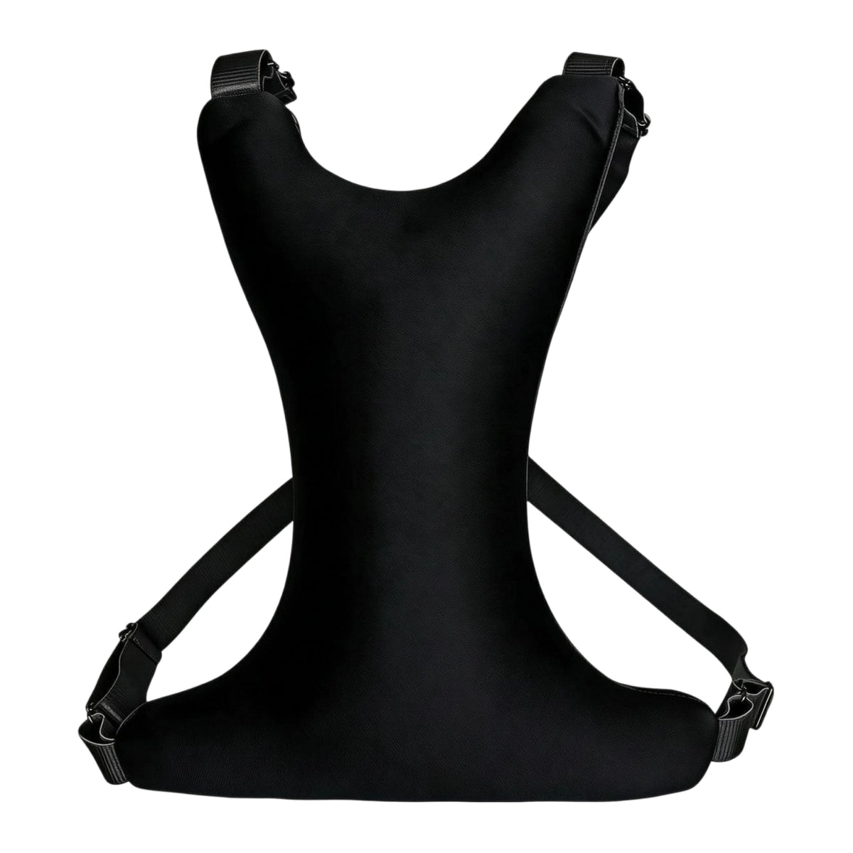 Adjustable Straps Chest Support Pillow Zippered Cover Wearable Chest Pillow Sleek Textile Sleep Accessory Soft Filling