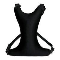 Adjustable Straps Chest Support Pillow Zippered Cover Wearable Chest Pillow Sleek Textile Sleep Accessory Soft Filling