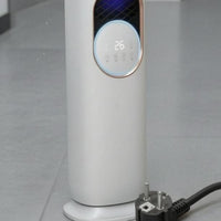 Touch Buttons Mesh Grille Fan Cylindrical Body Freestanding Air Cooler Fan