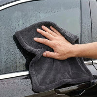 Twisted Loop Drying Towel Car Drying Towel, Magic Wipe Cloth, Double-Sided Cotton Multi-Purpose Design with Bound Edges for Results without lint
