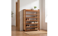 Entryway Shoe Rack Wooden Standing Shoe Rack Furniture for Hallway, Dorm Room