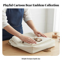 Korean Design Cartoon Teddy Bear Applique Cute Design Cartoon Bear Applique DIY Decoration for Children, DIY Enthusiast S, Bags