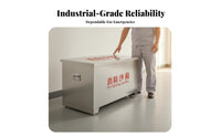 Flood Control Sand Box Heavy-Duty Fire Fighting Sandbox Rust-Resistant Emergency Sand Storage Box for Gas Station Attendants, School, Workshop