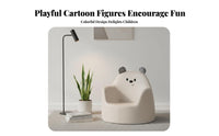 Soft and Comfortable creatureShaped Foam Chair Great Gift concept Plush creature perusing Chair Adorable Design children's Armchair Lightweight for Toddlers, Parents, Playroom, Bedroom, Living Room