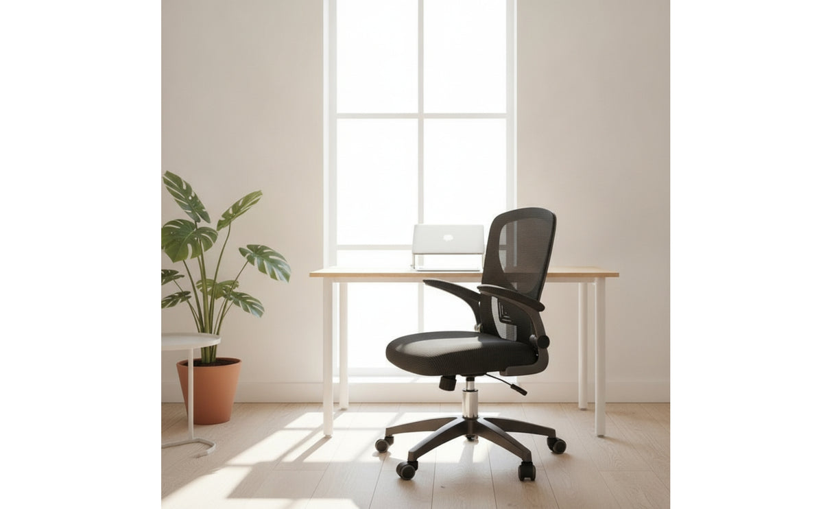 Ergonomic Office Chair Breathable Mesh Office Chair High-Back Furniture for Students, E-Sports Participants, Study Room