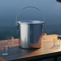 304 Stainless Steel Bucket Leakproof Airtight Large Capacity Lock Lid for Users