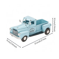 Pickup Truck Ornament Distressed Finish House Decoration Painted Details