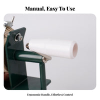 Sturdy Construction Hand Crank Yarn Winder Stable Base Manual Yarn Winder Easy Setup Winding Machine Low Noise for Knitters, Crocheters, Weavers, Home Use, Craft Room