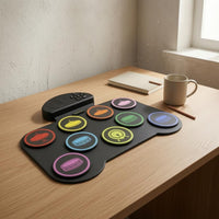 Children's Drum Pad Colorful Music Toy Built-in Speaker