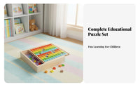 Develops Fine Movement Skills Alphabet Board Game Board Child-Safe ABC Board Game Board Natural Wood for Toddlers, Preschoolers