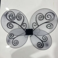 Gray Bee Wings Folding Fairy Butterfly Wings Costume Accessory
