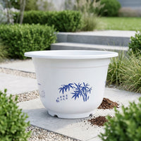 Large Plant Pot with Saucer, Heavy resilient Pots for Outdoor Use, Floor Standing Indoor Planter Large Size Plant Pots Set
