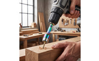 Drill-Tail Screw Socket Secure Fit Hex Shank Socket Driver Adapter Tool Compact Hexagonal for Professionals, Workshop