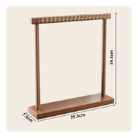 Necklace Holder with 18 Hooks Desktop Necklace Display Stand with Hooks Bracelet Hanger for Vanity