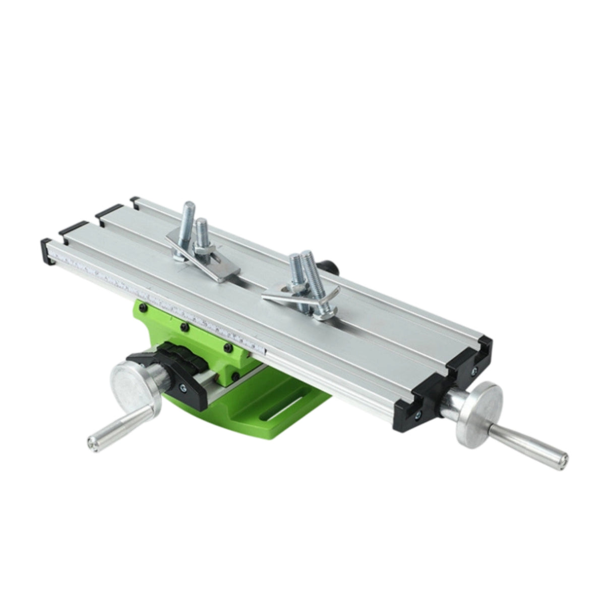 Compact Cross Slide Worktable with Handwheels Precision Milling and Drilling Table Accurate Mini Milling Table Multifunctional for Machinists