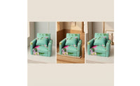 Miniature Armchair with Cushion Soft Dollhouse Armchair Boxy Furniture for Collectors