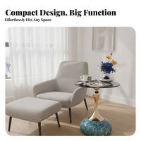 Home Furniture Metal Pedestal Bedside Table for Bedroom