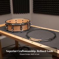 Consistent Tuning 14 Inch 10 Hole Die-Cast Hoop Heavy Duty 14 Inch Aluminum Drum Rim Easy Installation 10 Hole Drum Rim Sturdy for Drummers, Percussionists, Musicians, Music Practice, Live Performance, Band Rehearsal, Studio Recording