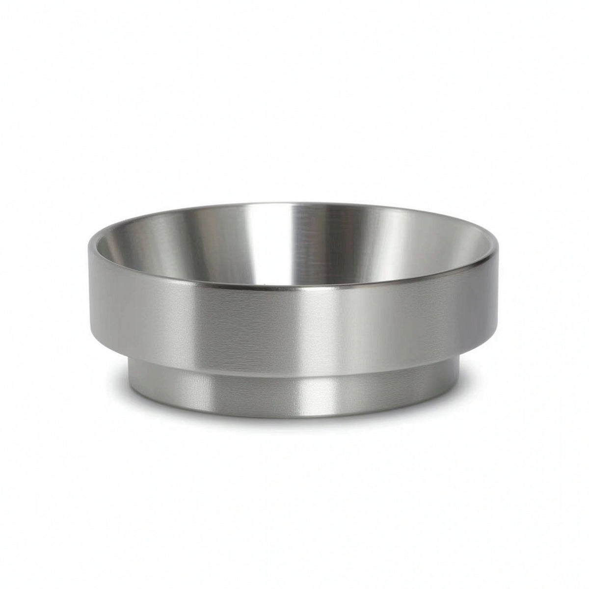 Long-Lasting Portafilter Dosing Funnel with Base Rust-Resistant Coffee Dosing Collar with Adhesive Connection Tapered Portafilter Funnel with Adhesive Connection Smooth for Baristas