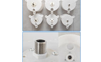 Wastewater Separation Unit Easy-to-Install Separator with Mounting Tabs Water-Saving Pig Pen Drain for Livestock Breeders, Farmers, Barn Cleaning