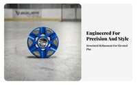 Cutout Design Inline Hockey Training Puck Printed Logo Practice Hockey Puck Slimline
