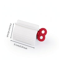 Manual Toothpaste Dispenser with Crank Waste-Reducing Toothpaste Tube Dispenser Compact Dispenser Reusable for Bathroom