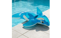 Marine Creature Pool Ride Translucent Inflatable Marine Creature Inflatable Floating Seat with Handles Fun for Children, Beach