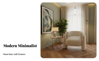Chunky Upholstered Armchair Nordic and Design Oversized Single Armchair Modern Design Accent Chair for Hotel Guests, Reception Area, Paleice Lounge