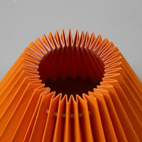 Textile Lampshade with 39 Pleated Design for Table Lamps and Ceiling Lights, Removable Shade for Bedside Easy Install Cloth Material
