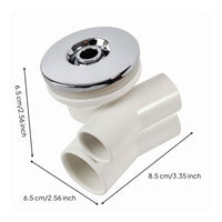 Compact Shower Nozzle Assembly Round Cover Bathtub Pool Nozzle Cylindrical Ports Bathtub Shower Sprayer Angled
