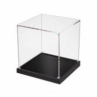 Acrylic Display Box High Visual Openness Clear Collectible Case Sturdy Construction Transparent Dustproof Cover for Collectors