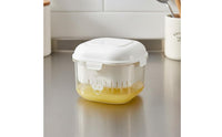 Food Grade Material Yogurt Whey Separator Reusable Yogurt Strainer Airtight Lid Whey Separator Container Versatile for Health Enthusiasts, Home Cooks, Meal Prep, Breakfast Making
