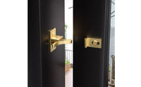 Screw Holes Bird-Shaped Latch Lock Polished Metal Finish Window Latch Lock Rounded Edges Security Hardware Metal