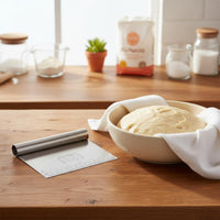 Long-Lasting Stainless Steel Pastry Cutter Easy to Clean Kitchen Utensil Non-Slip Handle for Bakery